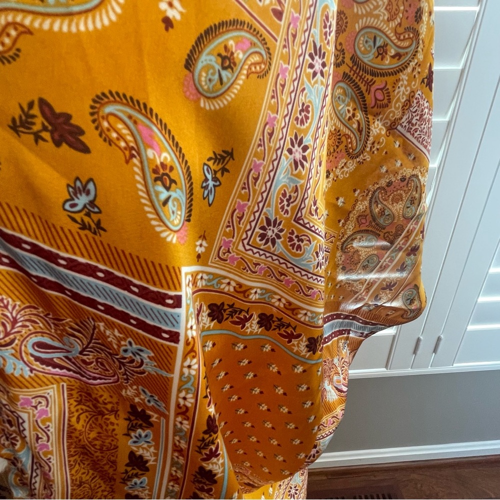 Bohemian Paisley Kimono Cardigan - Picture 2 of 3